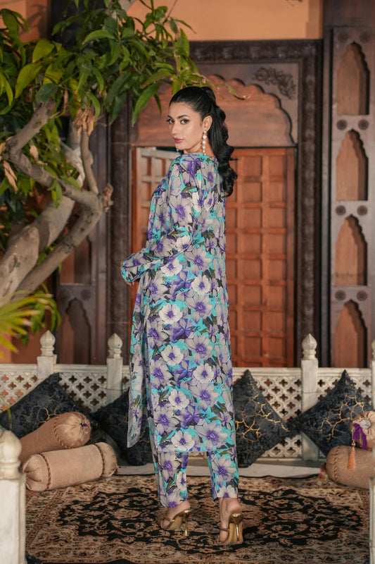 Digital-printed-lawn-02_piece-suit_-_premium-summer-collection_purple_floral - Sahraa